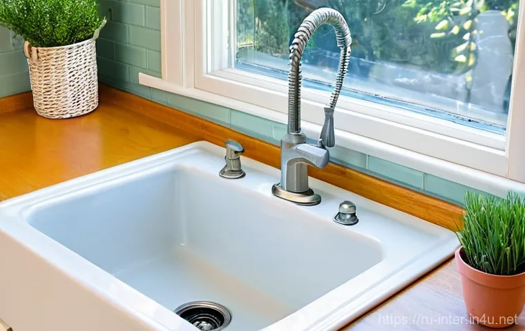 부엌 싱크대 리폼 방법 - A dynamic, functional kitchen where a person is actively preparing a meal. A spacious, single or dou...